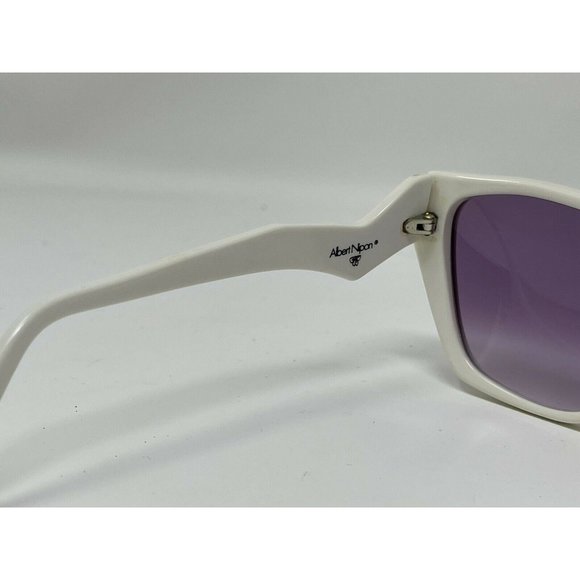 Vintage Albert Nipon White Multicolor Sunglasses Hand Made In USA main image 5